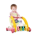 Andador Gimnasio 2 en 1 Baby Cam rosado amarillo – Musical y Educativo