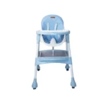 Silla de comer para bebé color celeste con bandeja desmontable Baby Cam