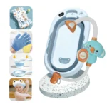 Set de baño para bebé Baby Cam Splash Azul con accesorios