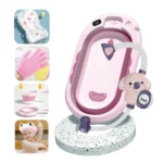 Set de baño para bebé Baby Cam Splash Rosa con accesorios