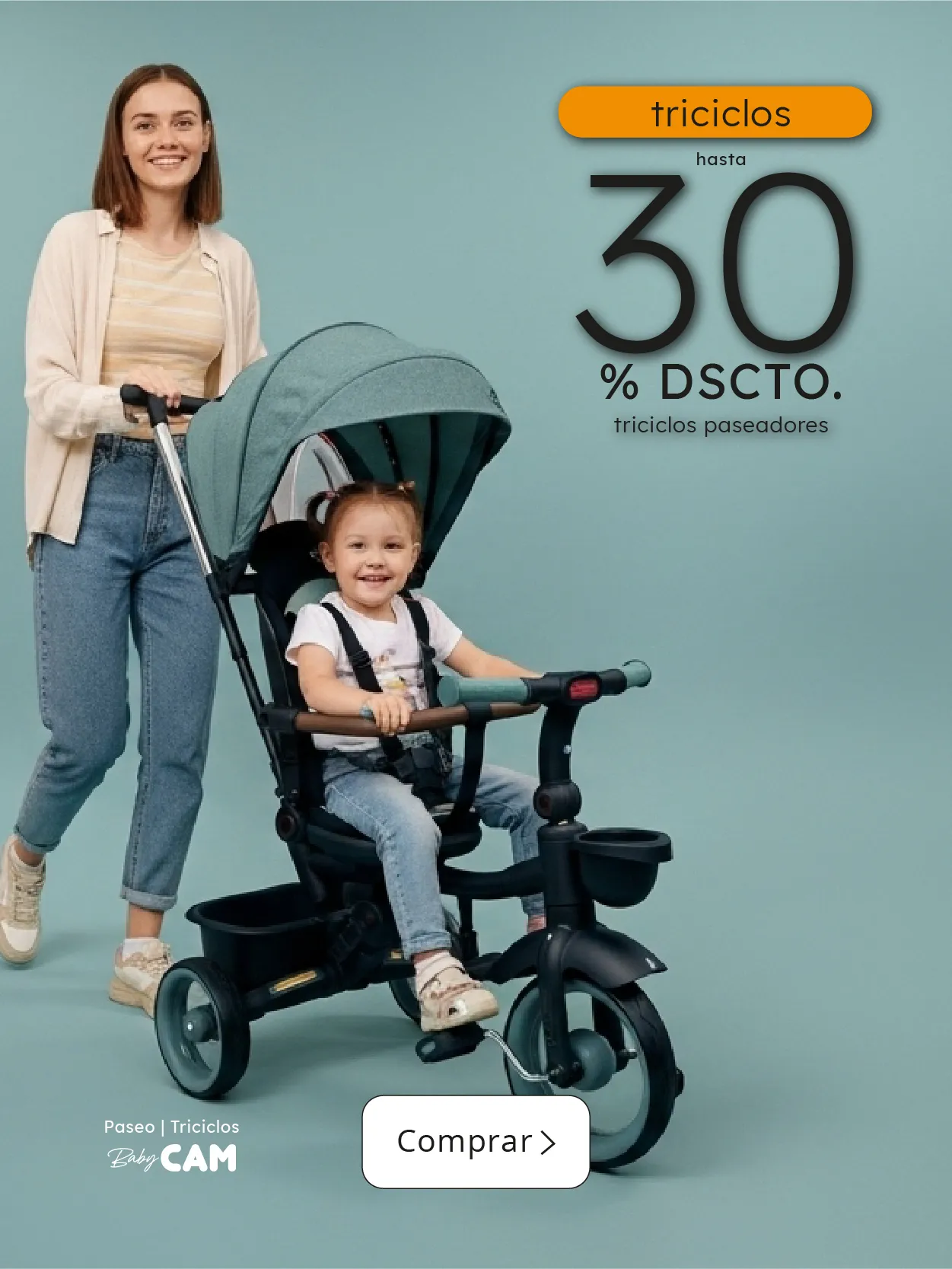 Triciclos para bebés Baby Cam | Hasta 30% de descuento
