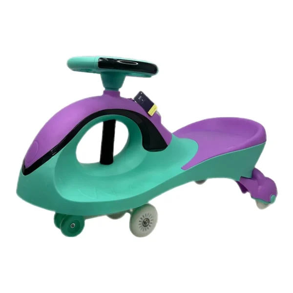 Twiscar turquesa para niños con volante giratorio Nexus