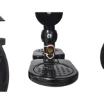 Triciclo para bebé color gris Baby Cam con manija de empuje, asiento acolchado y ruedas resistentes, ideal para paseos seguros