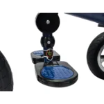 Triciclo saibot para bebé Baby Cam color azul, manija de empuje, asiento ergonómico y ruedas estables para paseos seguros.