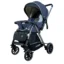 Coche para bebé Beverly Baby Cam color azul con capota amplia, asiento acolchado y ruedas grandes para paseos cómodos y seguros.
