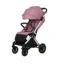 Coche para bebé Kronos Baby Cam color rosado con capota amplia, asiento acolchado y ruedas grandes para paseos cómodos y seguros