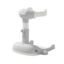 Soporte para baño Nubbi Baby Cam gris con diseño de ballena y estructura ajustable en altura.